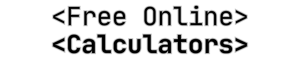 Free Online Calculators